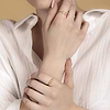 Karma and Luck  Ring  -  Shift in Consciousness - Moonstone Gold Moon Ring