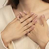 Karma and Luck  Ring  -  Pure Love - Heart Petite Gold Ring