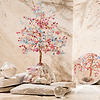 Karma and Luck  Tree of life  -  Soothing Optimism - Pink Tourmaline Aquamarine Feng Shui Tree of Life