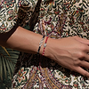 Karma and Luck  Bracelets - Womens  -  Eternal Protection - Hematite Infinity Charm Bracelet