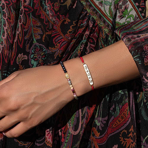 Karma and Luck  Bracelets - Womens  -  Grounded in Love - Evil Eye Tourmaline Hematite Bracelet