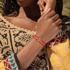 Karma and Luck  Bracelets - Red Womens  -  Powerful Protection - Gold Evil Eye Red String Bracelet
