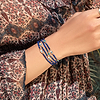 Karma and Luck  Bracelets - Womens  -  Wise Belief - Lapis Enamel Evil Eye Hamsa Bracelet