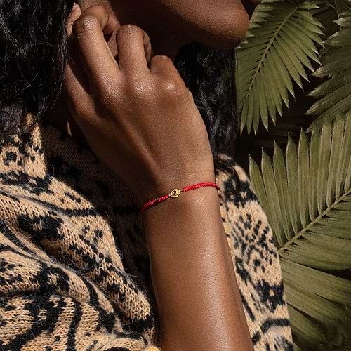 Karma and Luck  Bracelets - Red Womens  -  Ultimate Safeguard Red String Evil Eye Amethyst Bracelet