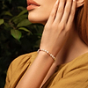 Karma and Luck  Bracelets - Womens  -  Supreme Delight - Multi Color Enamel Evil Eye Pearl Bracelet