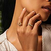 Karma and Luck  Rings - Womens  -  Intuitive Power - Moon & Star Enamel Ring