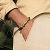 Karma and Luck  Bracelets - Mens  -  Cleansed Aura - Feng Shui Black Obsidian Wealth Bracelet