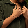 Picture of Guarding Consciousness - Onyx Heishi Bracelet