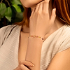 Picture of Invigorated Life - Multi Stone Chakra Lotus Charm Bracelet