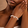 Picture of Heart of Gold - White Jade Evil Eye Heart Bracelet