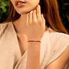 Beat Anxiety - Red String Amethyst Evil Eye Charm Bracelet