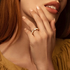 Karma and Luck  Rings - Womens  -  Gentle Spirit - Mother of Pearl Multi Symbol Ring