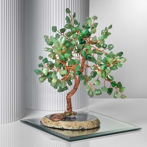 Karma and Luck  Tree of life  -  Success Feng Shui Jade Stone Tree
