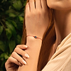 Karma and Luck  Bracelets - Red Womens  -  Ultimate Shield- Navy Enamel Hamsa Red String Bracelet