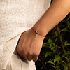 Karma and Luck  Bracelets - Red Mens  -  Spiritual Freedom - Red String Navy Enamel Evil Eye Charm Bracelet