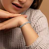 Picture of Tender Protection - Aquamarine Evil Eye Bracelet