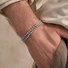 Picture of Mindful Strength Silver Evil Eye Hamsa Bracelet