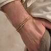 Picture of Divine Forces Gold Evil Eye Hamsa Bracelet