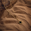 Picture of Grounded in Hope - Black Onyx Star of David Necklace