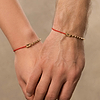 Picture of Prosperous Vibration Men's Gold Red String Evil Eye Bracelet