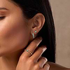 Picture of Awakened Purpose Evil Eye Diamond Earrings