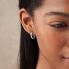 Picture of Flow of Energy - Silver Hoop Earrings