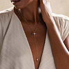 Picture of Divine Guidance - Amethyst Gold Evil Eye Necklace