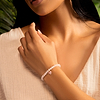 Picture of Abundant Kindness - Rose Quartz Heart Charm Bracelet